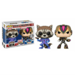 Funko POP pack 2 figures Capcom vs Marvel Rocket vs MegaMan X Exclusive