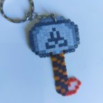 8-BIT Keychain Thor Hammer