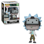 Funko POP! Rick and Morty - Gamer Rick (with VR) #741 Figure (Exclusive)