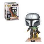 Funko POP! Star Wars: The Mandalorian - Mando Flying w/Jet Pack #402 Bobble-Head