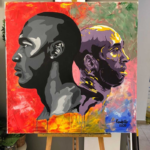 Michael Jordan & Kobe Bryant Pop Art Painting!