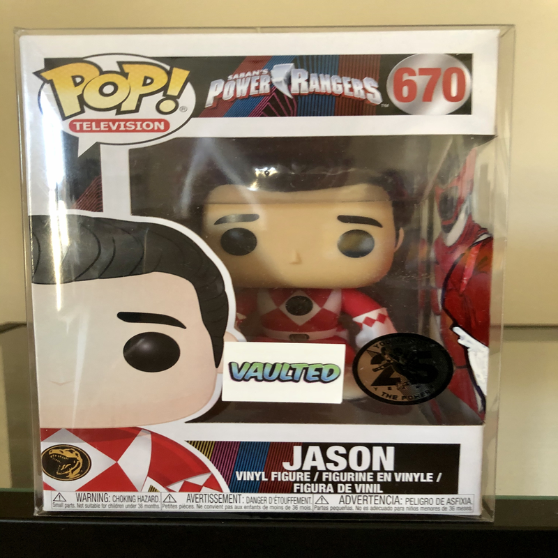 Custom Art Funko Pop! Power Rangers: Jason Red Ranger (Vaulted ...