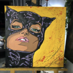 Catwoman Pop Art Painting!