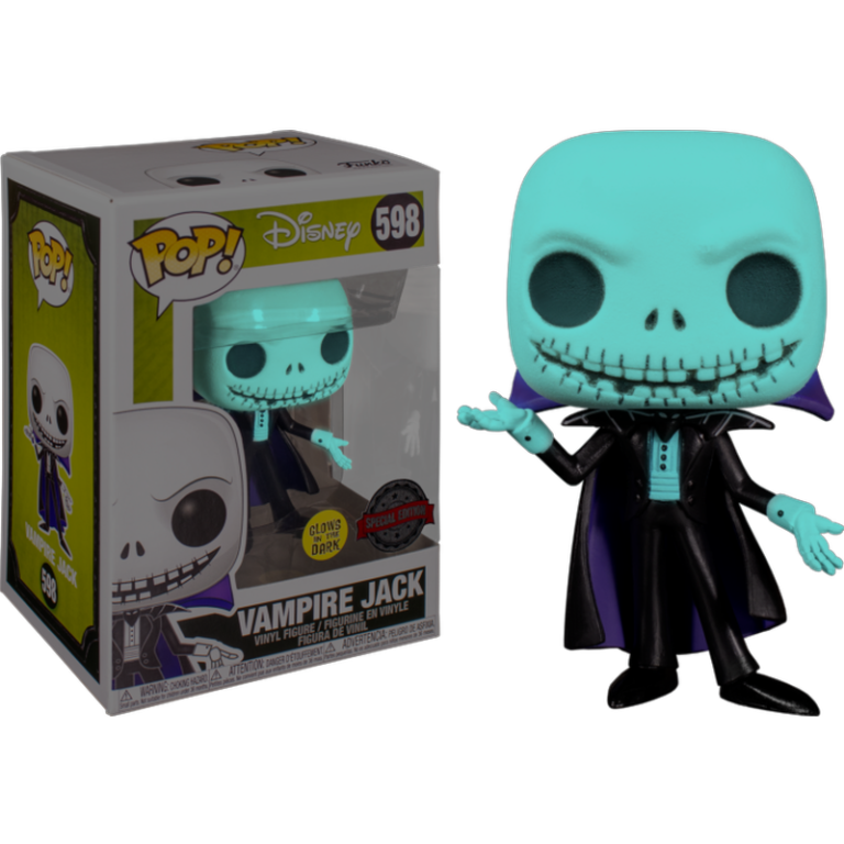 Funko POP! Disney The Nightmare Before Christmas Vampire Jack (Glows