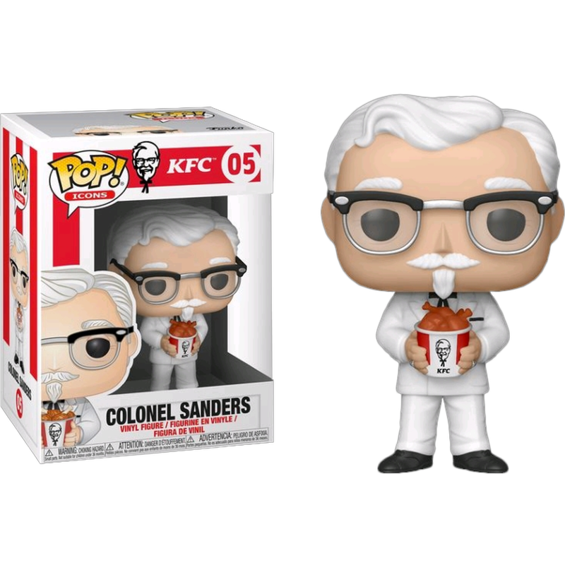 Funko Pop Colonial Sanders with Chicken #05 Icons 