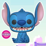 Funko POP! Disney: Lilo & Stitch - Seated Stitch (Flocked) (Exclusive)