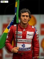 Iron Studios GP Brazil 1991 - Ayrton Senna Deluxe Art Scale 1/10 Statue - Image 3
