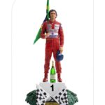Iron Studios GP Brazil 1991 - Ayrton Senna Deluxe Art Scale 1/10 Statue