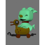 Funko POP! Nightmare Before Christmas - Zero in Duck Cart (GITD) (Exclusive)