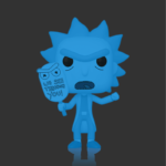 Funko POP! Rick and Morty - Hologram Rick Clone (GITD) #665 (Exclusive)