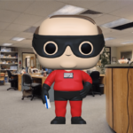 Funko POP! The Office - Kevin as Dunder Mifflin Superhero