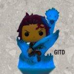 Funko POP! Demon Slayer: Kimetsu no Yaiba - Tanjiro using Tenth Form (GITD) (Exclusive)