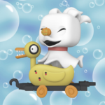 Funko POP! Nightmare Before Christmas - Zero in Duck Cart