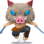 Funko POP! Demon Slayer: Kimetsu no Yaiba - Inosuke Hashibira Masked (Flocked) (Exclusive)