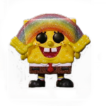 Funko POP! Spongebob Squarepants - Spongebob Squarepants with Rainbow (Diamond Glitter) #558 (Exclusive)
