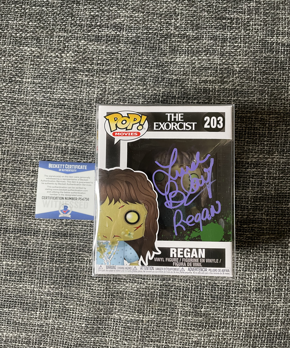 Linda Blair Regan on Bed Signed Exorcist Funko Pop! Movie Moments Beck –  KoolToys&Games