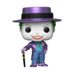 Funko POP! DC Heroes: Batman 1989 - Joker w/Hat (Metallic) #337 (Exclusive)