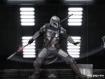 Iron Studios - Star Wars The Mandalorian BDS Art Scale Statue 1/10 Mandalorian 20 cm - Image 5