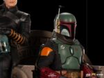 Iron Studios - Star Wars The Mandalorian Deluxe Art Scale Statue 1/10 Boba Fett & Fennec on Throne 23 cm - Image 5