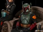 Iron Studios - Star Wars The Mandalorian Deluxe Art Scale Statue 1/10 Boba Fett & Fennec on Throne 23 cm - Image 6