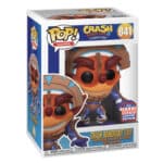 Funko POP! Crash Bandicoot - Crash in Mask Armor (Metallic) Figure (Funkon 2021 Shared Exclusive)