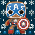 Funko POP! Marvel: Holiday - Gingerbread Captain America #933
