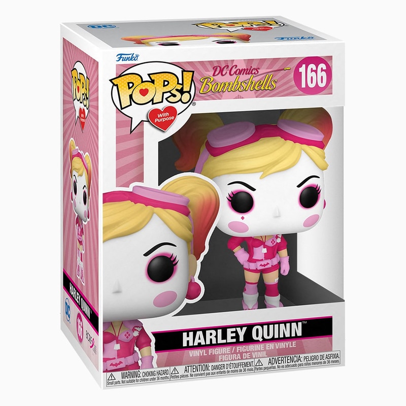 harleybox_88c27294-fb9e-431e-9622-9cb4d83c4762_1800x1800 Funko POP! DC Heroes: Breast Cancer Awareness - Bombshell Harley #166 - Image 1