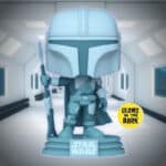 Funko POP! Star Wars: The Mandalorian - Holographic Mandalorian (GITD) #345 (Exclusive)