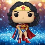 Funko POP! DC Heroes: Wonder Woman 80th Anniversary - Wonder Woman with Cape (Diamond Collection) #433 (Exclusive)