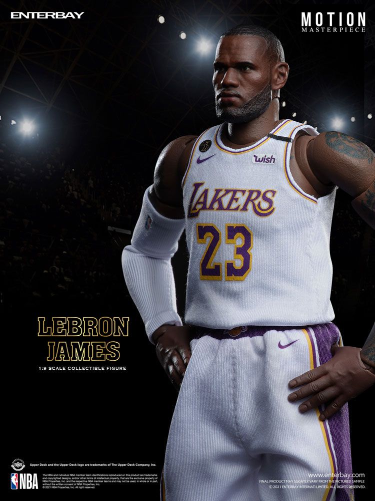 x_enbamm-1210 Enterbay - NBA Collection Motion Masterpiece Actionfigur 1/9 LeBron James (LA Lakers) 23 cm - Image 1