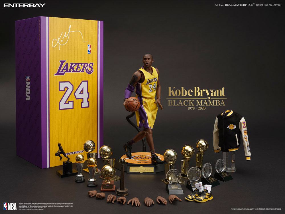 KOBE BRYANT BLACK MAMBA 3-D HAND-SIGNED MASTERPIECE –