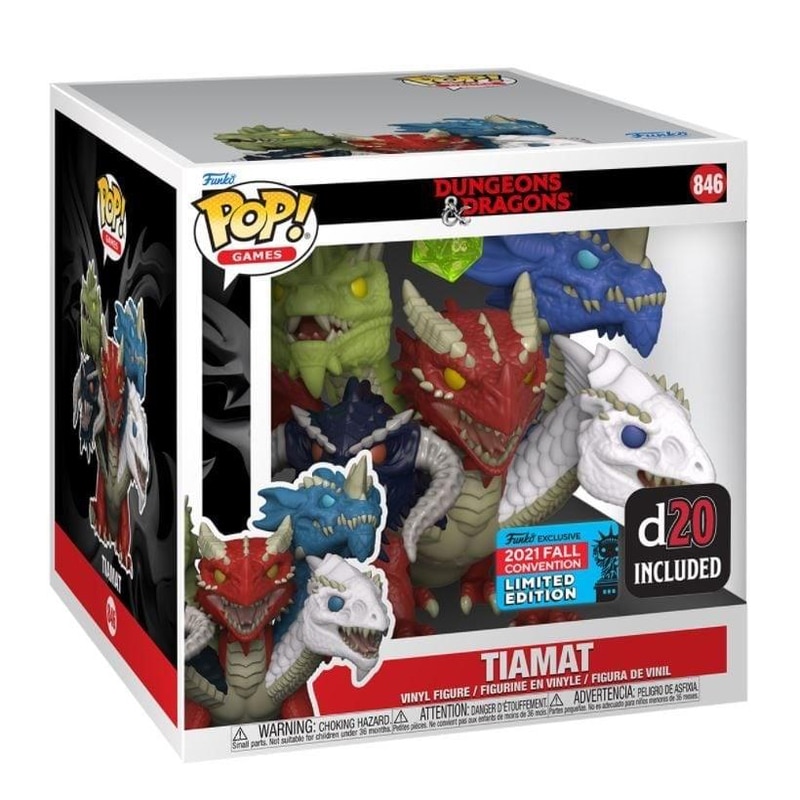 1_185769 Funko POP! & Die Dungeons & Dragons - Tiamat #846 Supersized (NYCC 2021 Shared Exclusive) - Image 1