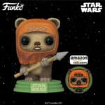 Funko POP! Star Wars - Wicket W. Warrick with Pin #290 (Amazon Exclusive)