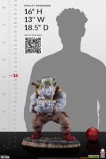 PCS - Teenage Mutant Ninja Turtles Statue 1/4 Rocksteady 41 cm - Image 4