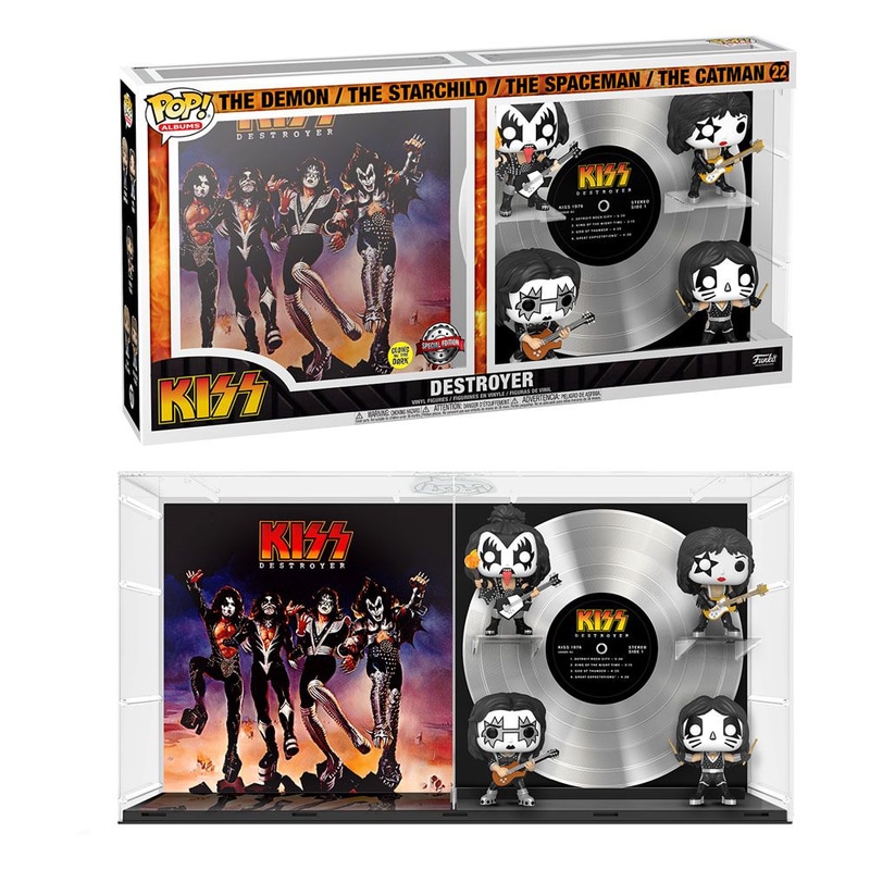 x_fk60995 Funko POP! Deluxe Albums: KISS Destroyer GITD #22 (Exclusive) - Image 1