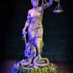 Knuclebonz - Metallica Rock Ikonz On Tour Statue Lady Justice (Limited 1,988 pcs)