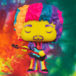 Funko Pop! Jimi Hendrix (Black Light Neon) (Festival of Fun 2021) (NYCC Shared Sticker 2021) #239