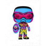 Funko POP! The Falcon and the Winter Soldier - Captain America (Black Light) (Exclusive)