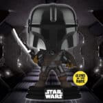 Funko POP! Star Wars: The Mandalorian - Mando with Darksaber (GITD) #491 (Exclusive)