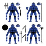 Loyal Subjects - Teenage Mutant Ninja Turtles BST AXN Action Figure 4-Pack Midnight Turtles SDCC Exclusive 13 cm