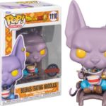 Funko POP! Dragon Ball Super - Beerus Eating Noodles #1110 (Exclusive)