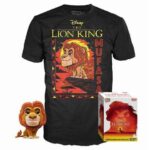 Funko Pop & Tee : Lion King - Mufasa (Flocked) Funko POP! with T-Shirt (Large)