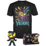 Funko Pop & Tee: Marvel - Eddie Brock (Black Light) Funko POP! with T-Shirt (Large)