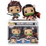 Funko POP! Demon Slayer: Kimetsu no Yaiba - Tanjiro & Nezuko 2-Pack  (Exclusive)