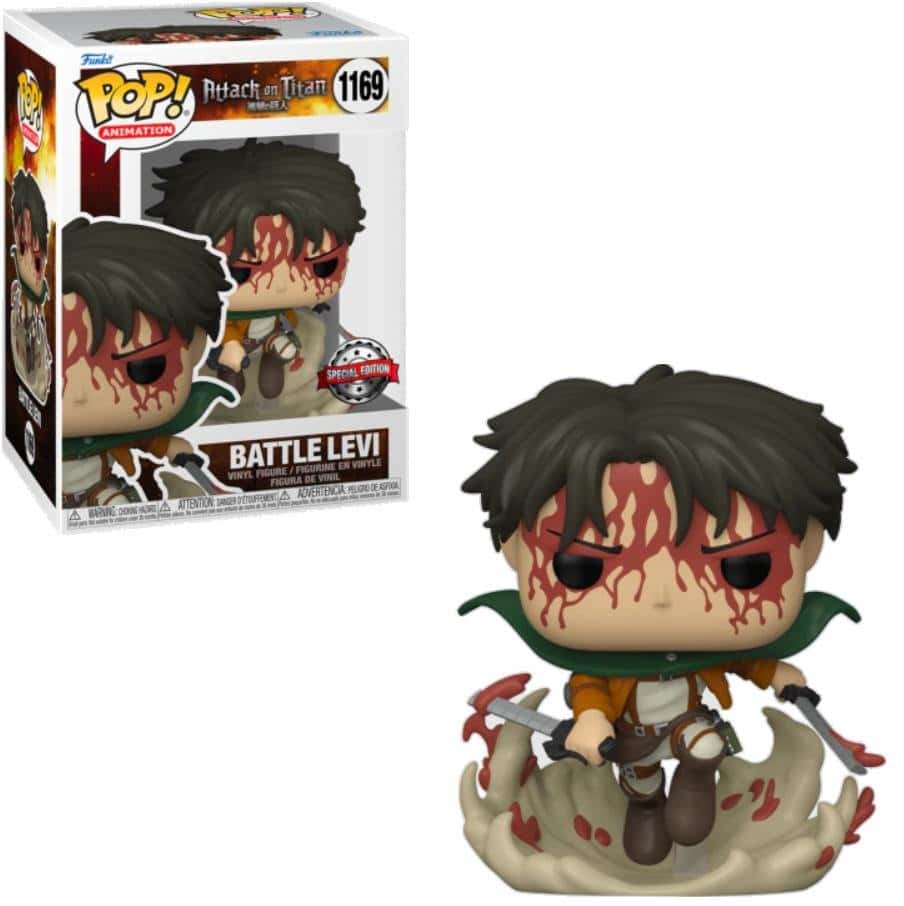 203093-0-0000-funko-pop-attack-on-titan-battle-levi-bloody-1169-figoura-exclusive Funko POP! Attack on Titan - Battle Levi (Bloody) (Exclusive) - Image 1