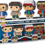 Funko POP! Stranger Things - Eleven with Eggos, Mike, Dustin, Lucas 4-Pack (Exclusive)