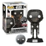 Funko POP! Star Wars: The Mandalorian - K-2S0 (Jedha) with Pin #146 (Exclusive)