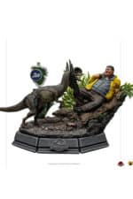 Iron Studios - Jurassic Park Art Scale Statue 1/10 Dennis Nedry meets the Dilophosaurus 21 cm - Image 2