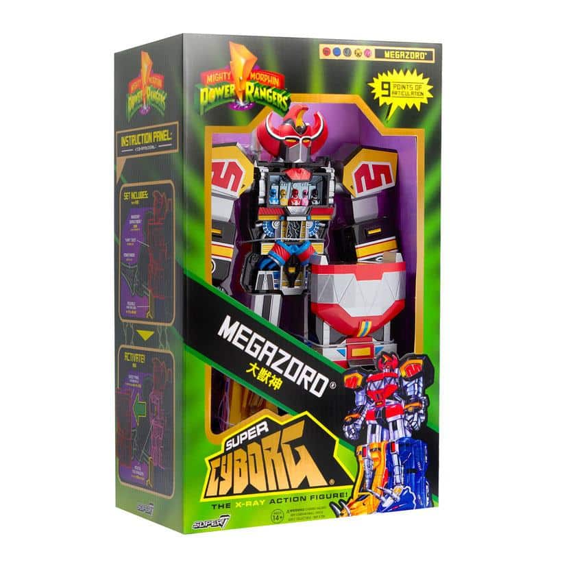 x_sup7-su-powrw01-mgz-01_e Super 7 - Power Rangers Action Figure Super Cyborg Cyborg Megazord (Clear) 28 cm - Image 1