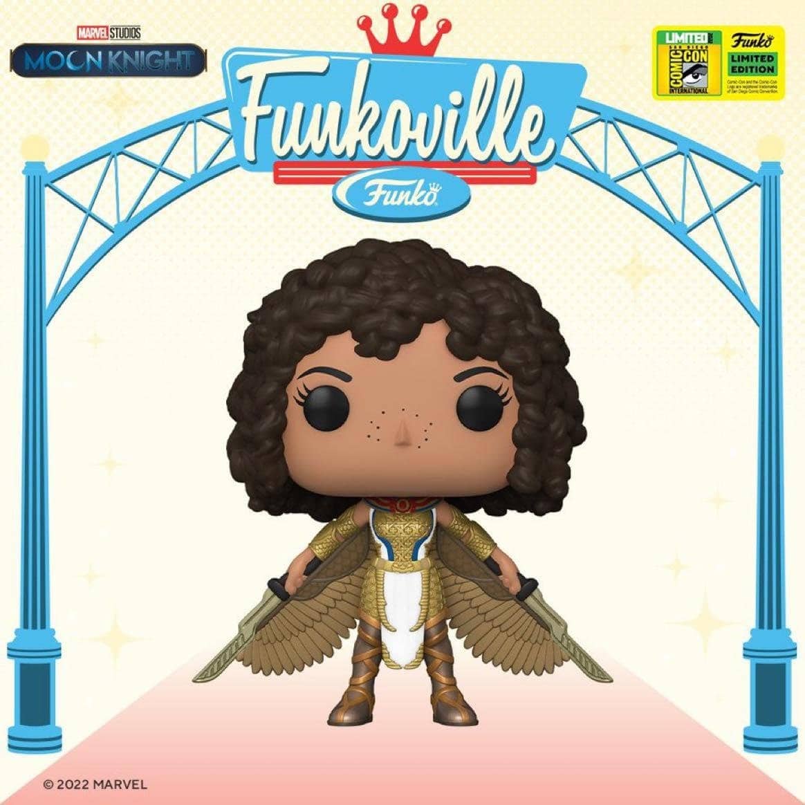 205134-0-0000-funko-pop-marvel-moon-knight-scarlet-scarab-1093-figoura-sdcc-2022-exclusive Funko POP! Marvel: Moon Knight - Scarlet Scarab #1093 (SDCC 2022 Exclusive) - Image 1